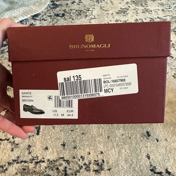 Bruno Magli Sante Brown New With Box 11.5 - Picture 3 of 5